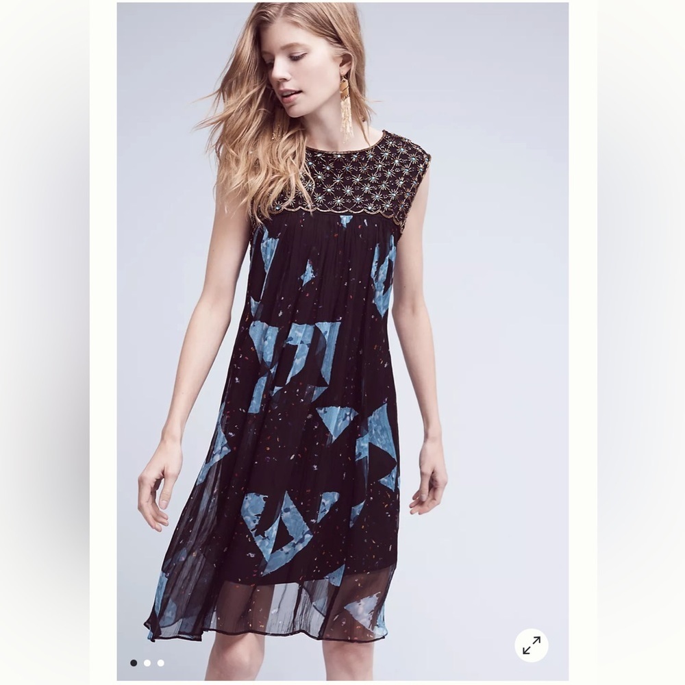 Anthropologue Moulinette Soeurs Lydia Swing Dress